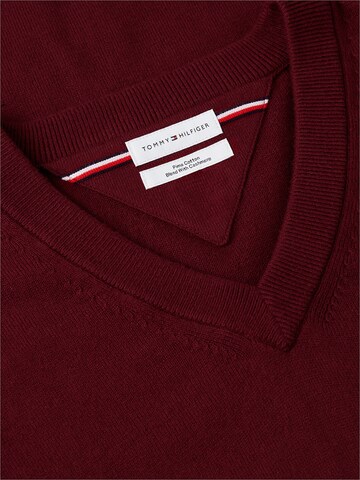 TOMMY HILFIGER Pulover | rdeča barva