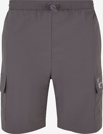Regular Pantalon cargo 'Essential' Karl Kani en gris : devant