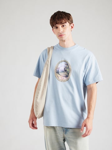 Carhartt WIP - Camisa 'Mirror' em azul: frente