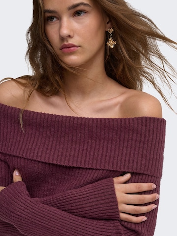 ONLY Sweater 'ONLKatia' in Red