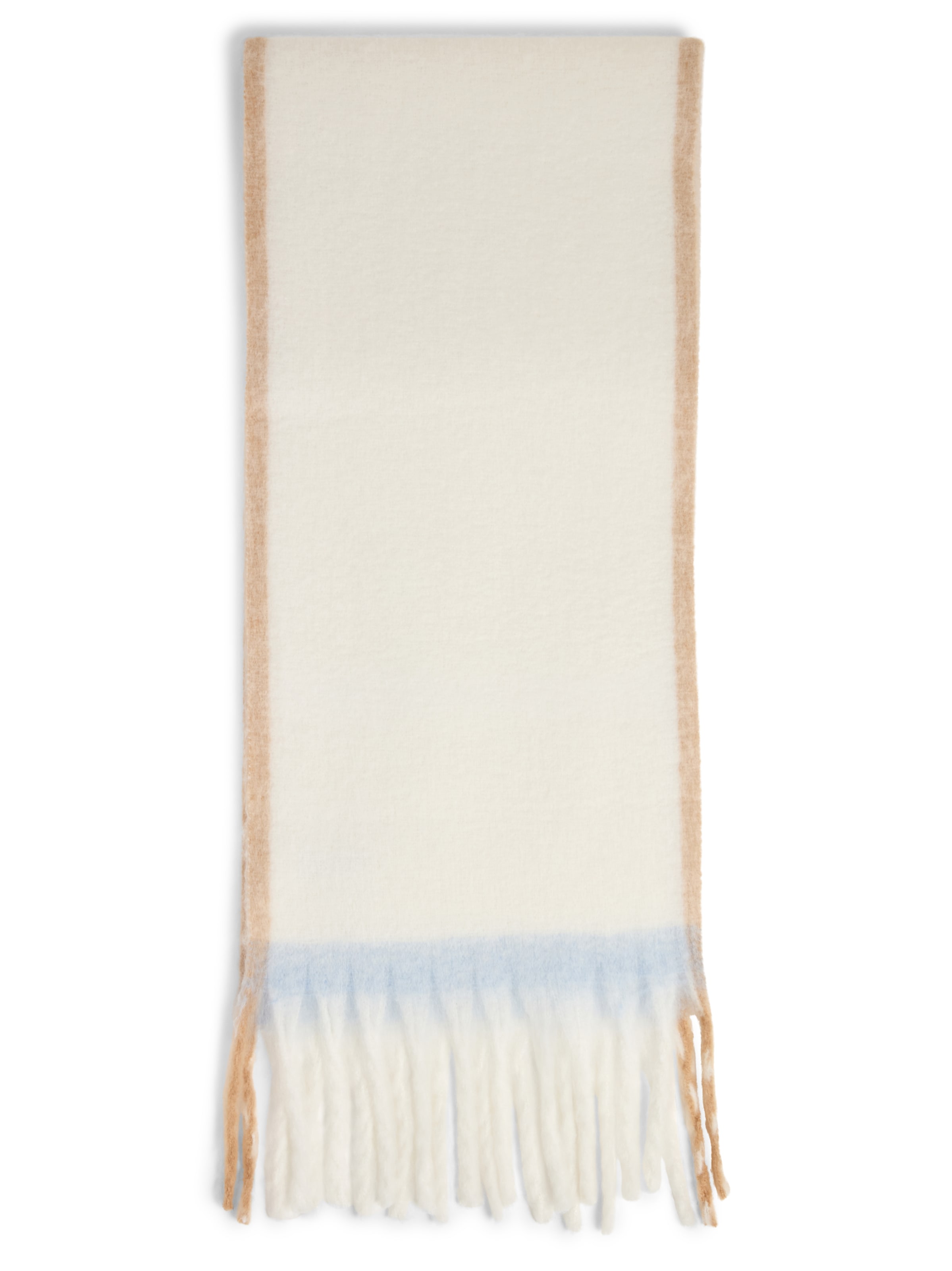 Marie Lund Scarf in Beige: front