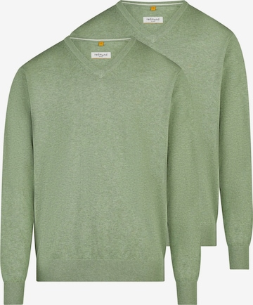 redmond Pullover 'Basic' in Grün: Vorderseite