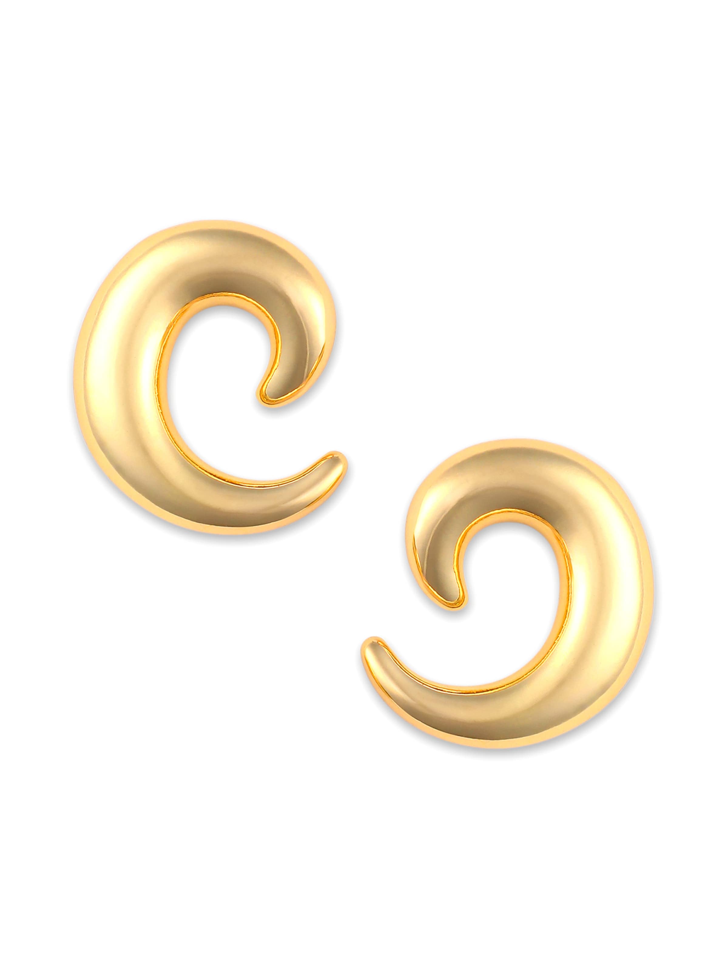 SOHI Øreringe 'Talulla' i guld: forside