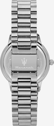 Montre à affichage analogique Maserati en argent