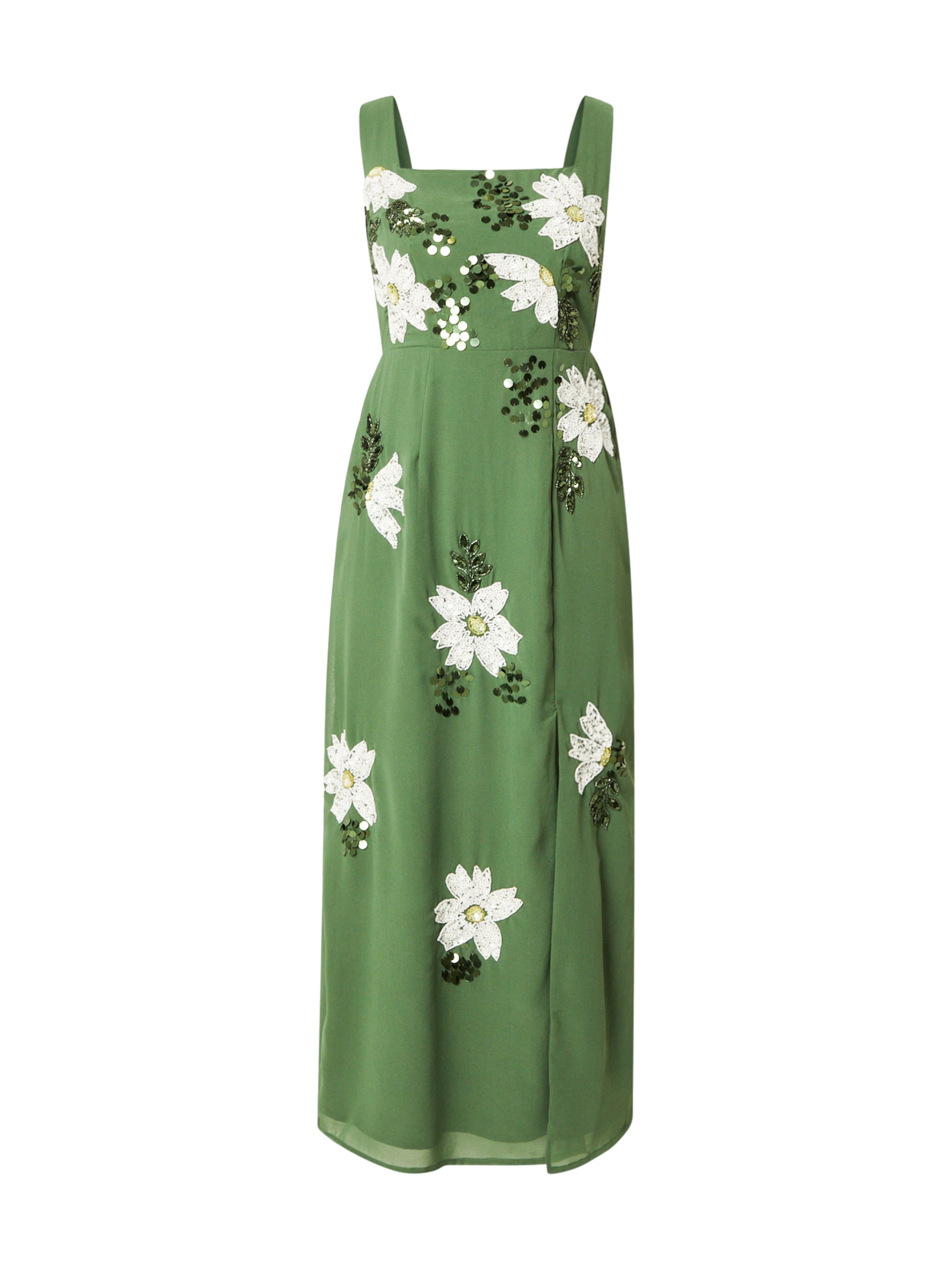 Maya Deluxe Summer dress in Green: front