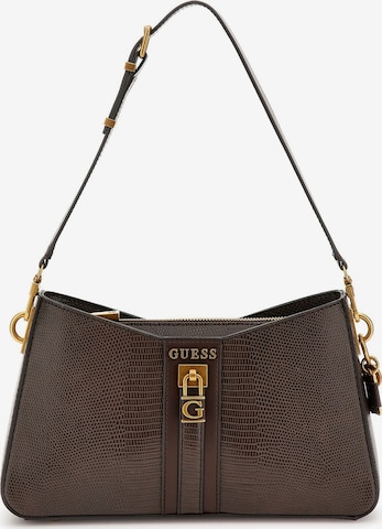 GUESS Shoulder Bag 'Ginevra' in Brown: front