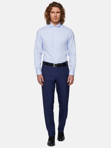 Boggi Milano Slim fit Overhemd in Blauw