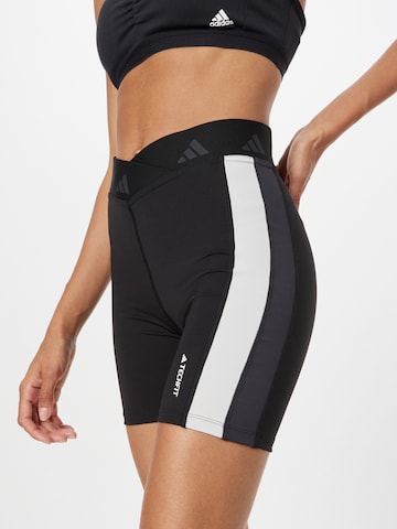ADIDAS PERFORMANCE - Skinny Pantalón deportivo 'Hyperglam Techfit' en negro