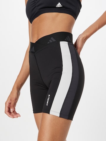 Skinny Pantalon de sport 'Hyperglam Techfit' ADIDAS PERFORMANCE en noir