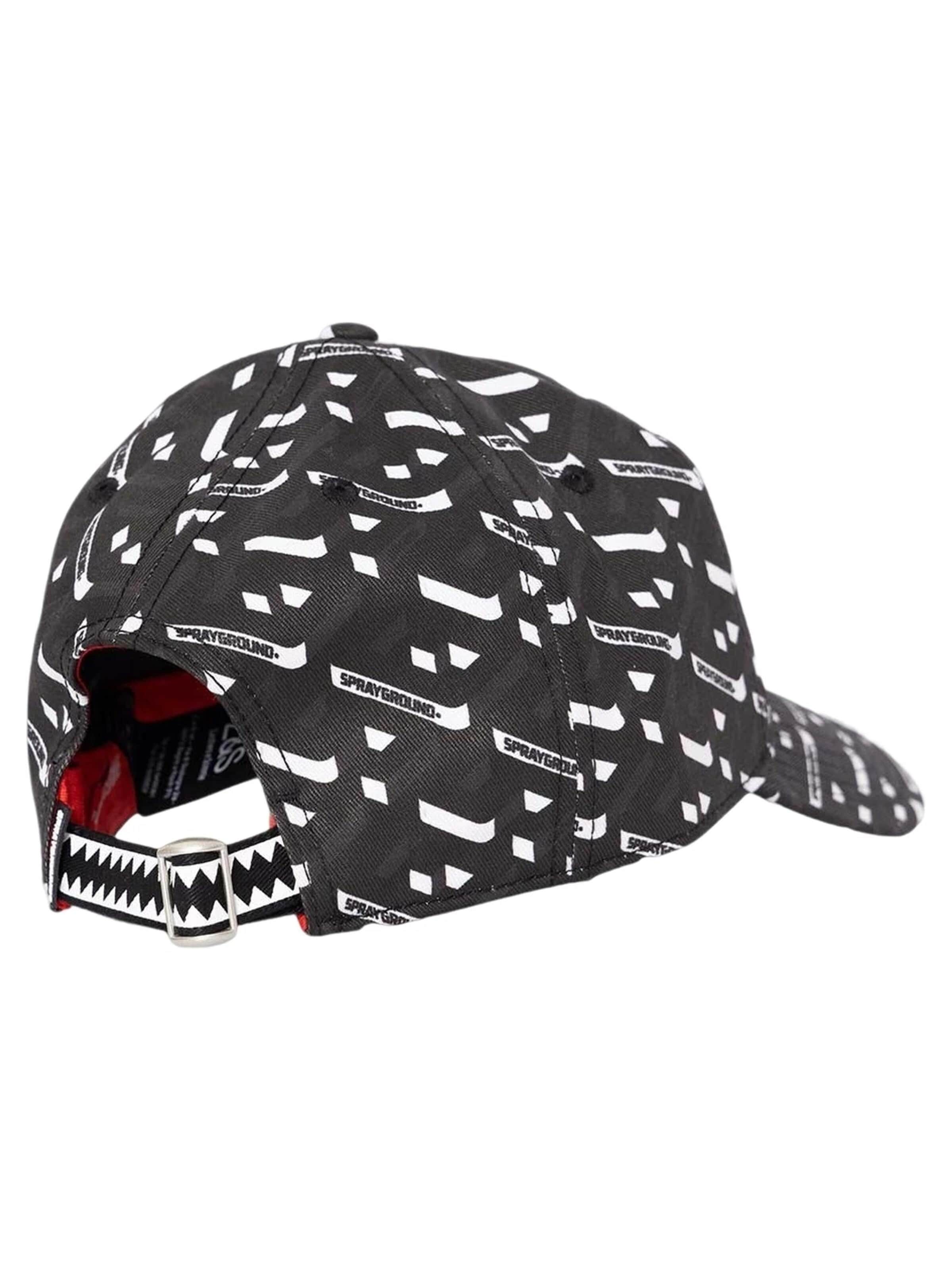 Sprayground Cap 'Gorra sprayground negra 3dgs sip cap 6'‌‌‌‌‌‌‌‌‌ in Schwarz