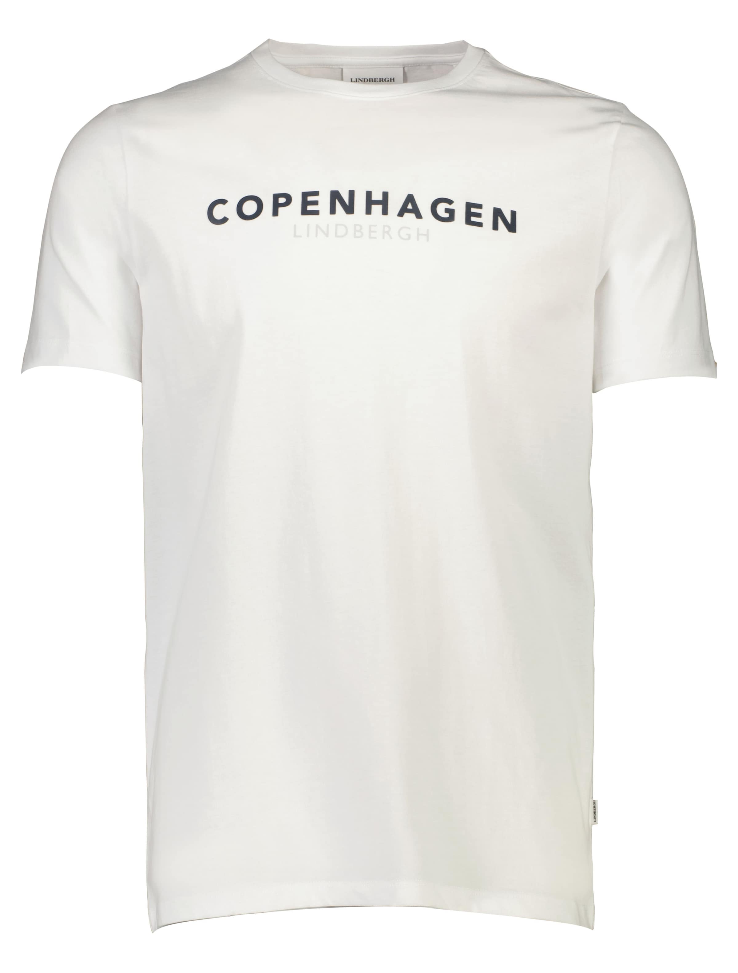 Lindbergh T-Shirt 'Copenhagen' in Weiß: Vorderseite