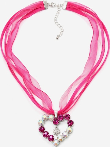 Allgäu Rebell Kette 'Gudrun' in Pink: Vorderseite
