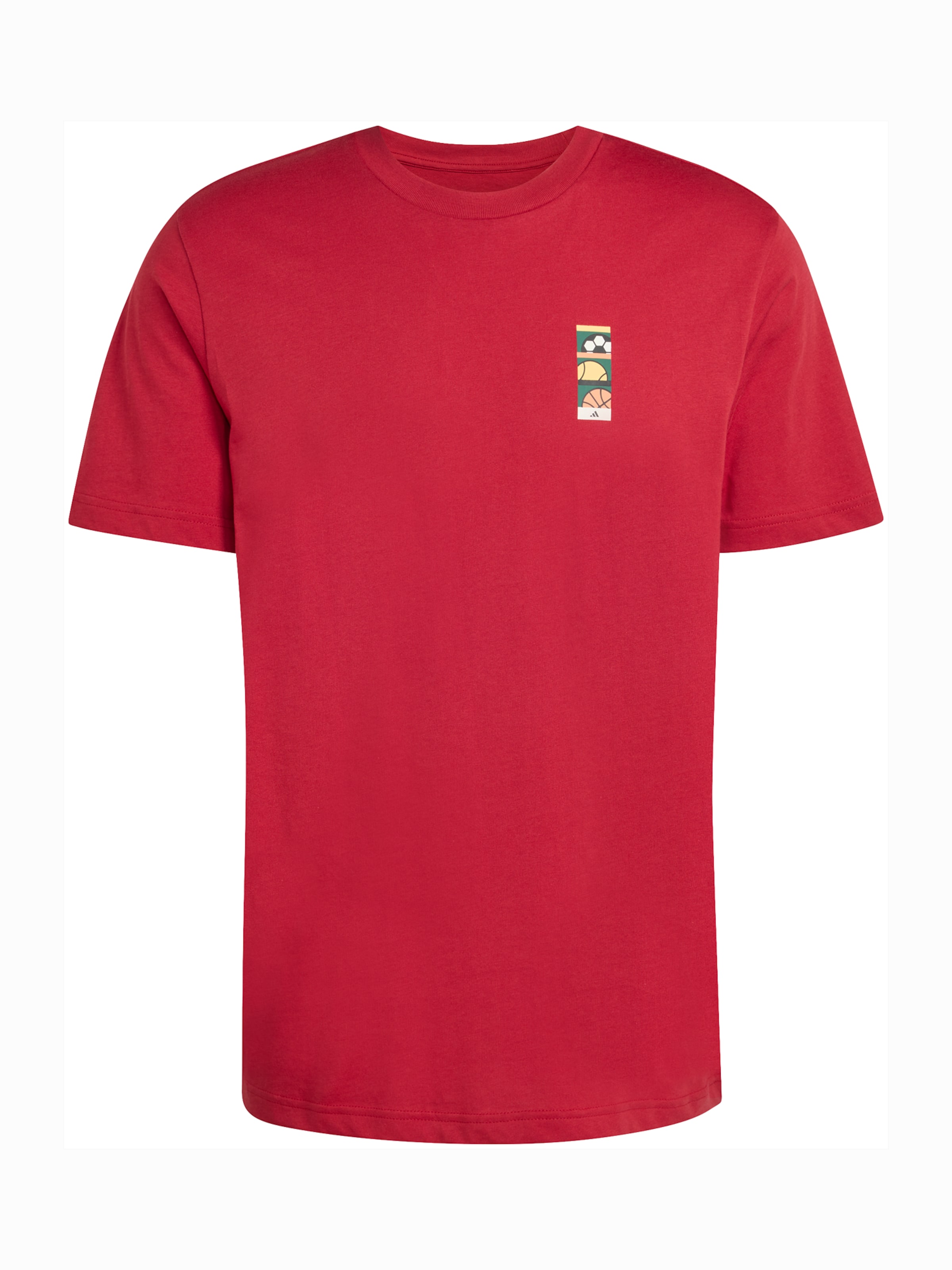 ruda ADIDAS SPORTSWEAR Sportiniai marškinėliai 'MOS POSTER': priekis