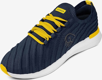 Baskets basses GIESSWEIN en bleu : devant