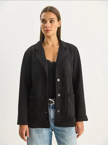 Bianco Lucci Tussenjas in Zwart