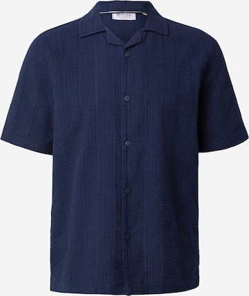 INDICODE JEANSKošulja 'Waves' - plava boja: prednji dio