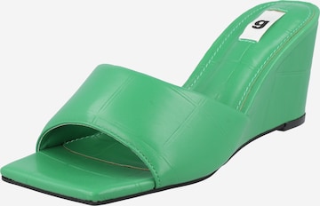 Mule 'Mira' Gina Tricot en vert : devant