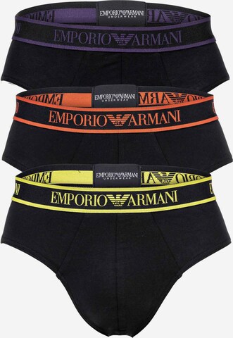 Slip Emporio Armani en noir : devant