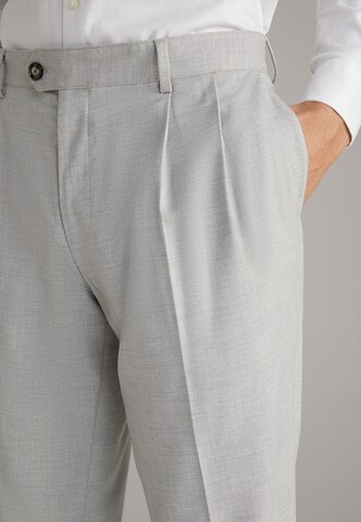JOOP! Regular Pleat-Front Pants 'Randar' in Grey