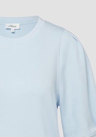 Sweat-shirt s.Oliver en bleu