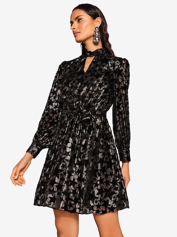 Robe love & roses en noir : devant