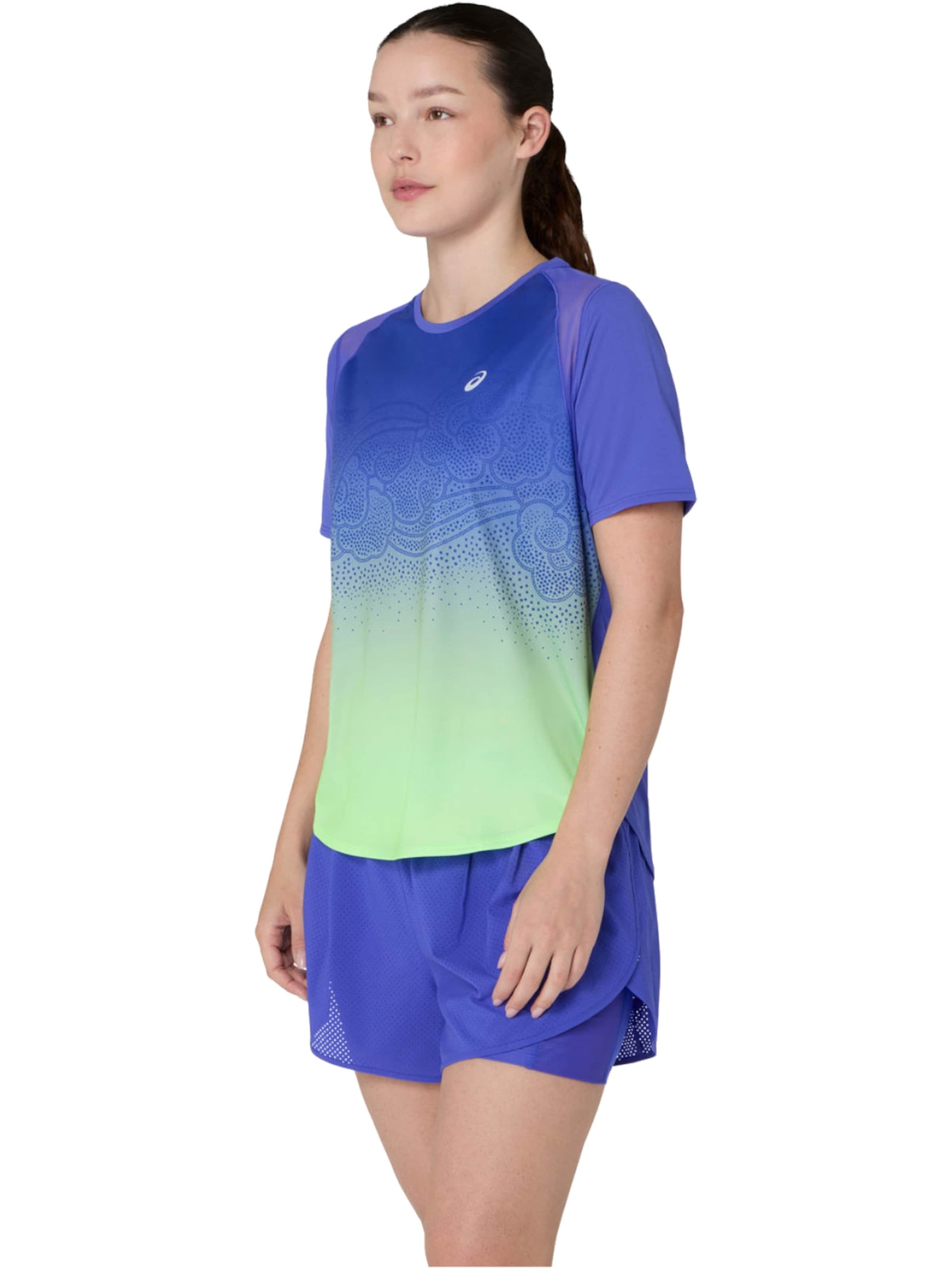 ASICS Shirt 'ASICS Road Fade SS'‌‌‌‌‌ in Blau