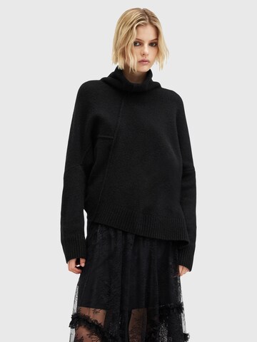 AllSaints Sweater in Black: front