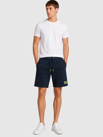 Regular Pantalon 'F36140' SUN68 en bleu : devant