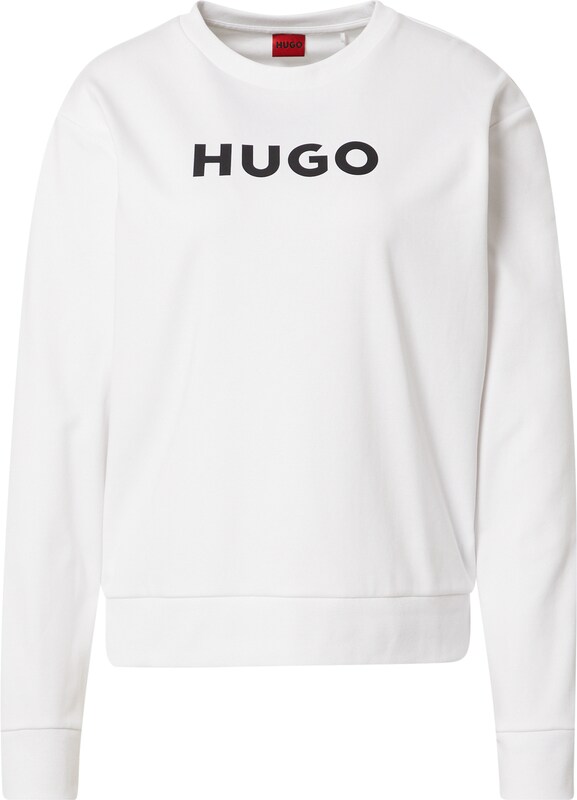 HUGO Sweatshirt 'The HUGO Sweater' in Weiß HUGO Sweatshirt 'The HUGO Sweater' in Weiß