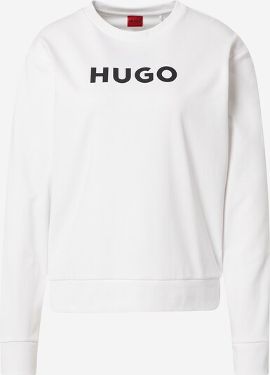 HUGO Majica | črna / bela barva, Prikaz izdelka