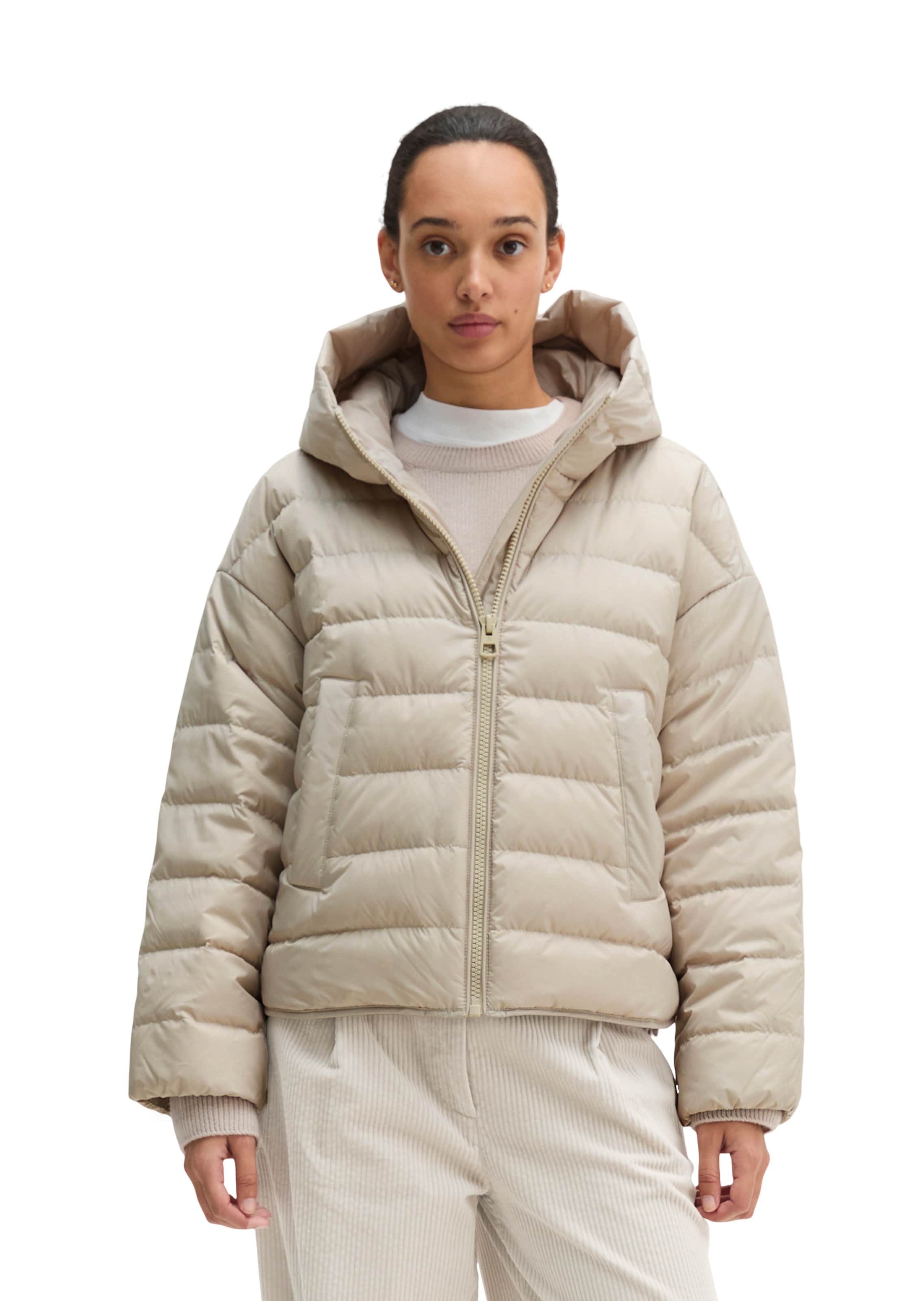 Marc O'Polo Between-season jacket in Beige: front