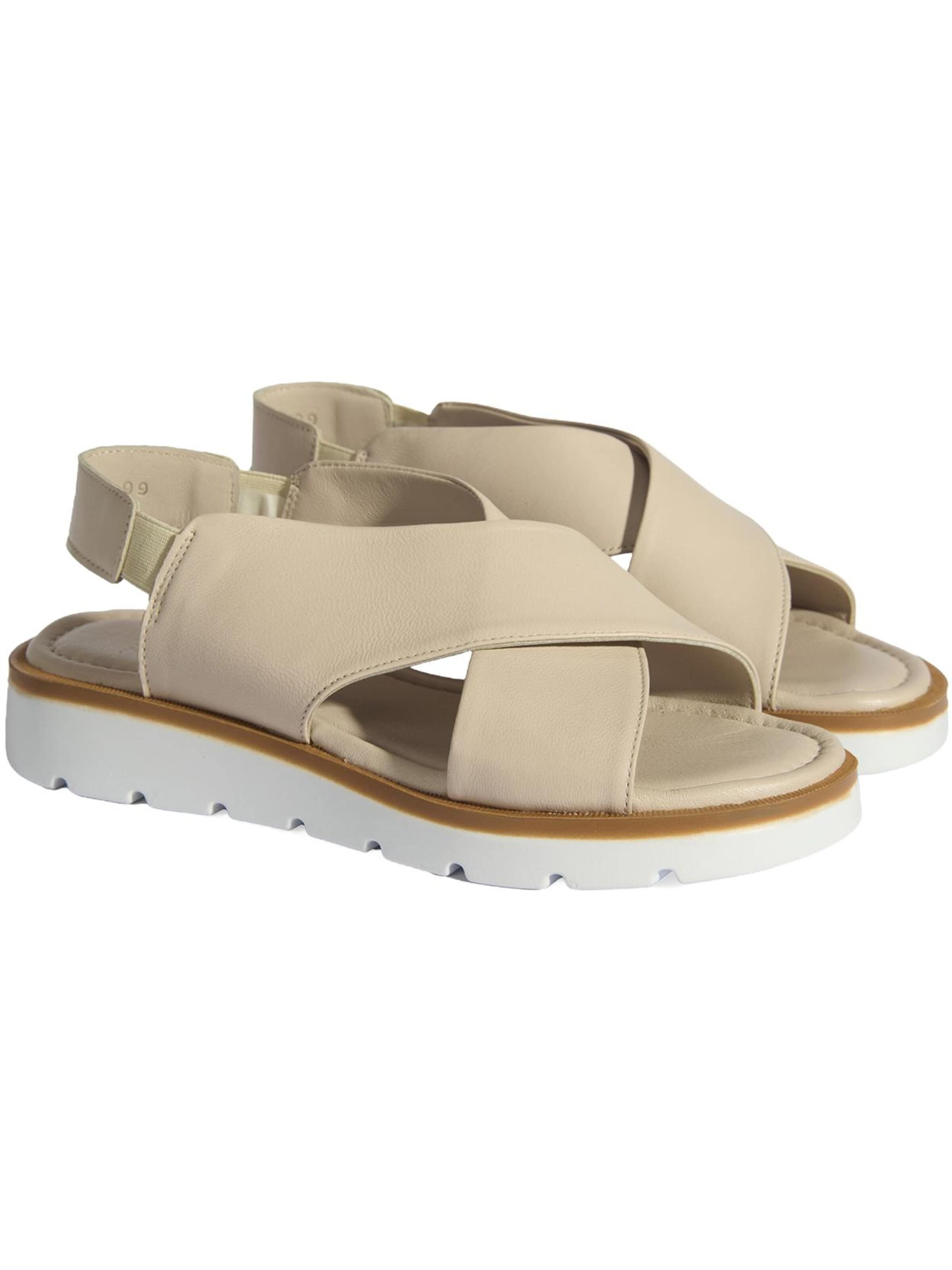 Sandales 'Sandalen' Desa en beige : devant