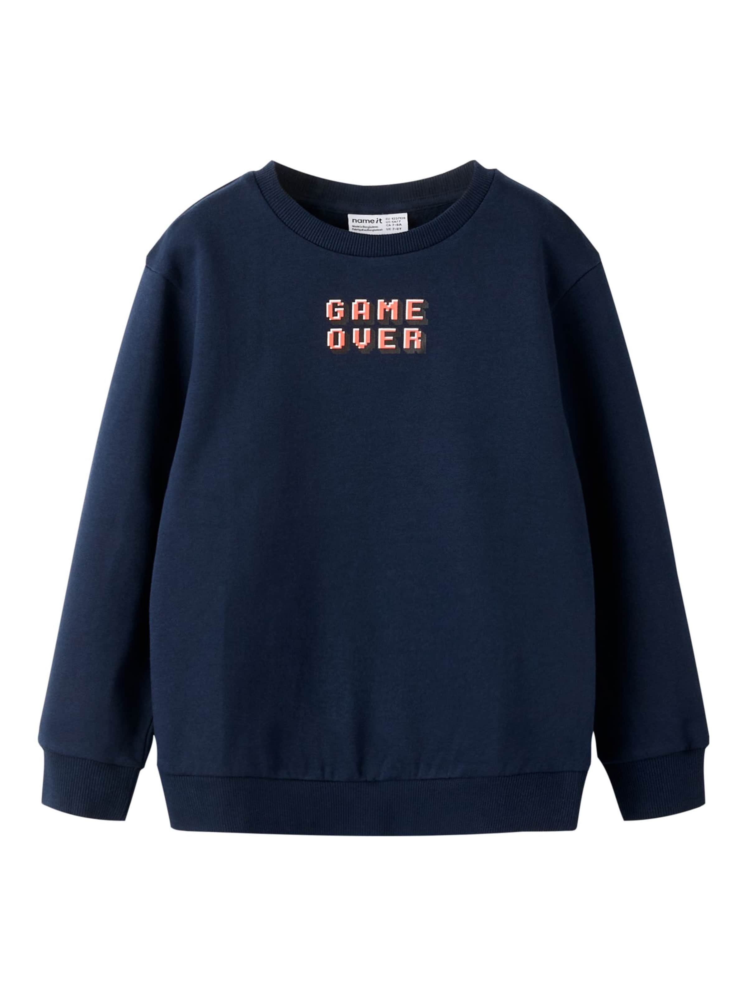 Felpa di NAME IT in blu: frontale