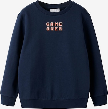 Felpa di NAME IT in blu: frontale