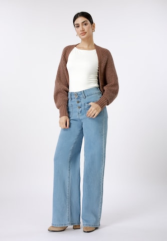 Anna Field Strickjacke in Braun