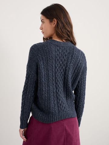 Seasalt Cornwall Gebreid vest 'Newlyn' in Blauw