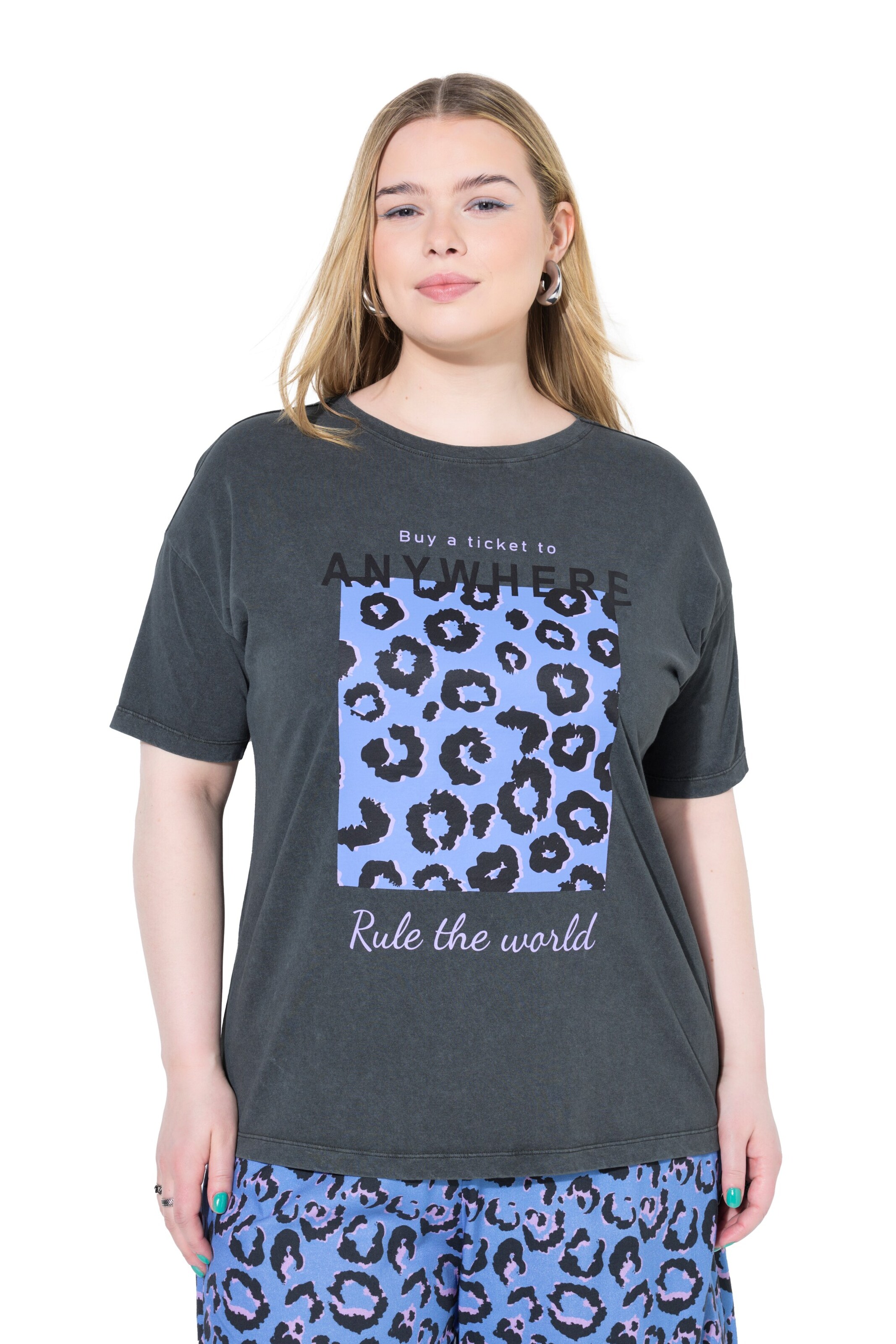 Studio Untold Shirt in Grijs: voorkant