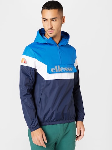 ELLESSE Athletic Jacket in Blue: front