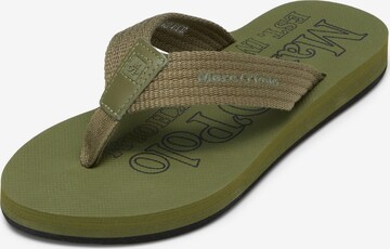 Marc O'Polo T-Bar Sandals in Green: front