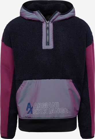 ARMANI EXCHANGE Sweatshirt in Lila: predná strana