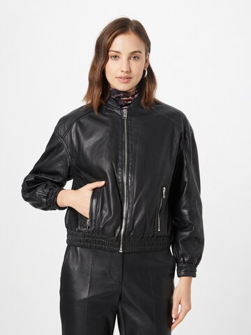 Gipsy Between-Season Jacket 'Irka' in Black: front