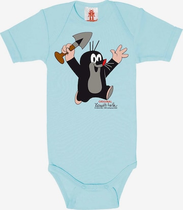 LOGOSHIRT Romper/bodysuit in Blue: front