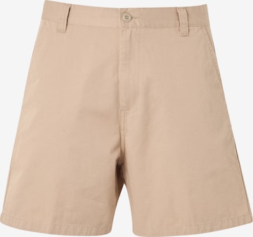 Carhartt WIP Regular Chinohousut 'Brady' värissä beige: etupuoli