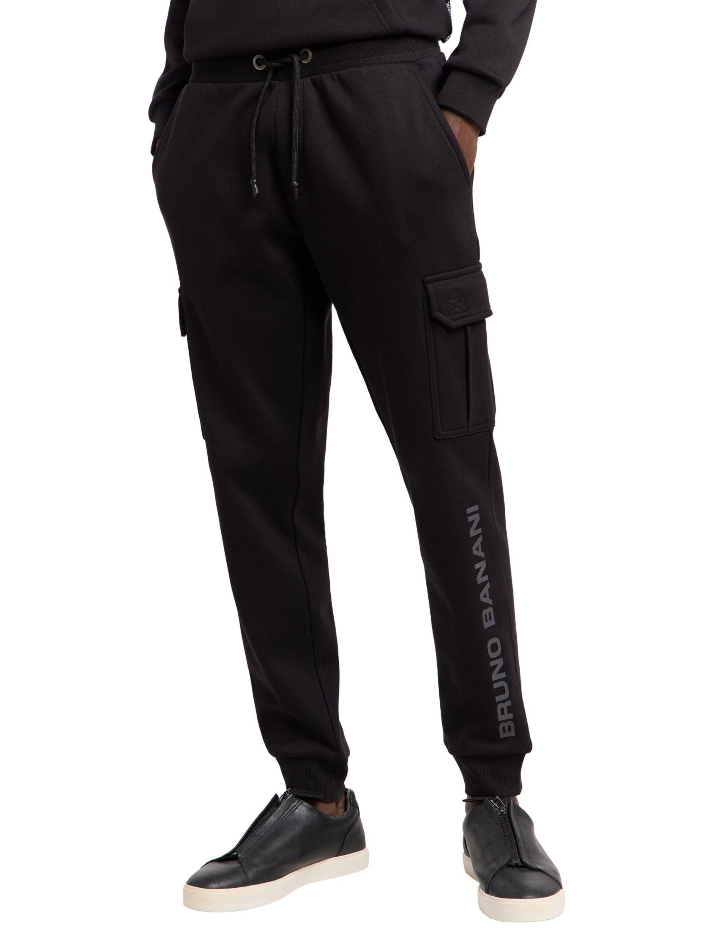 Regular Pantalon cargo Bruno Banani en noir