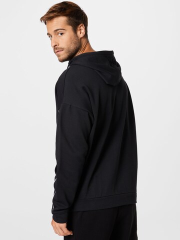 Reebok Athletic Zip-Up Hoodie in Black