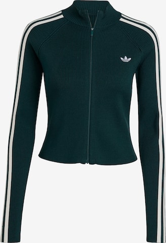 ADIDAS ORIGINALS - Cárdigan 'Adicolor' en verde: frente