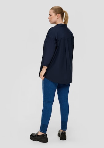 TRIANGLE Bluse in Blau