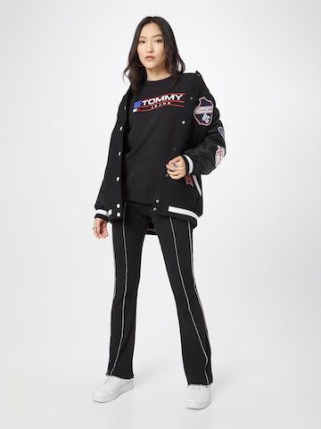 Tommy Jeans Sweatshirt 'Modern Sport 1' in Schwarz