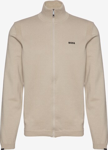 BOSS Green Strickjacke 'Ever-X' in Beige: predná strana