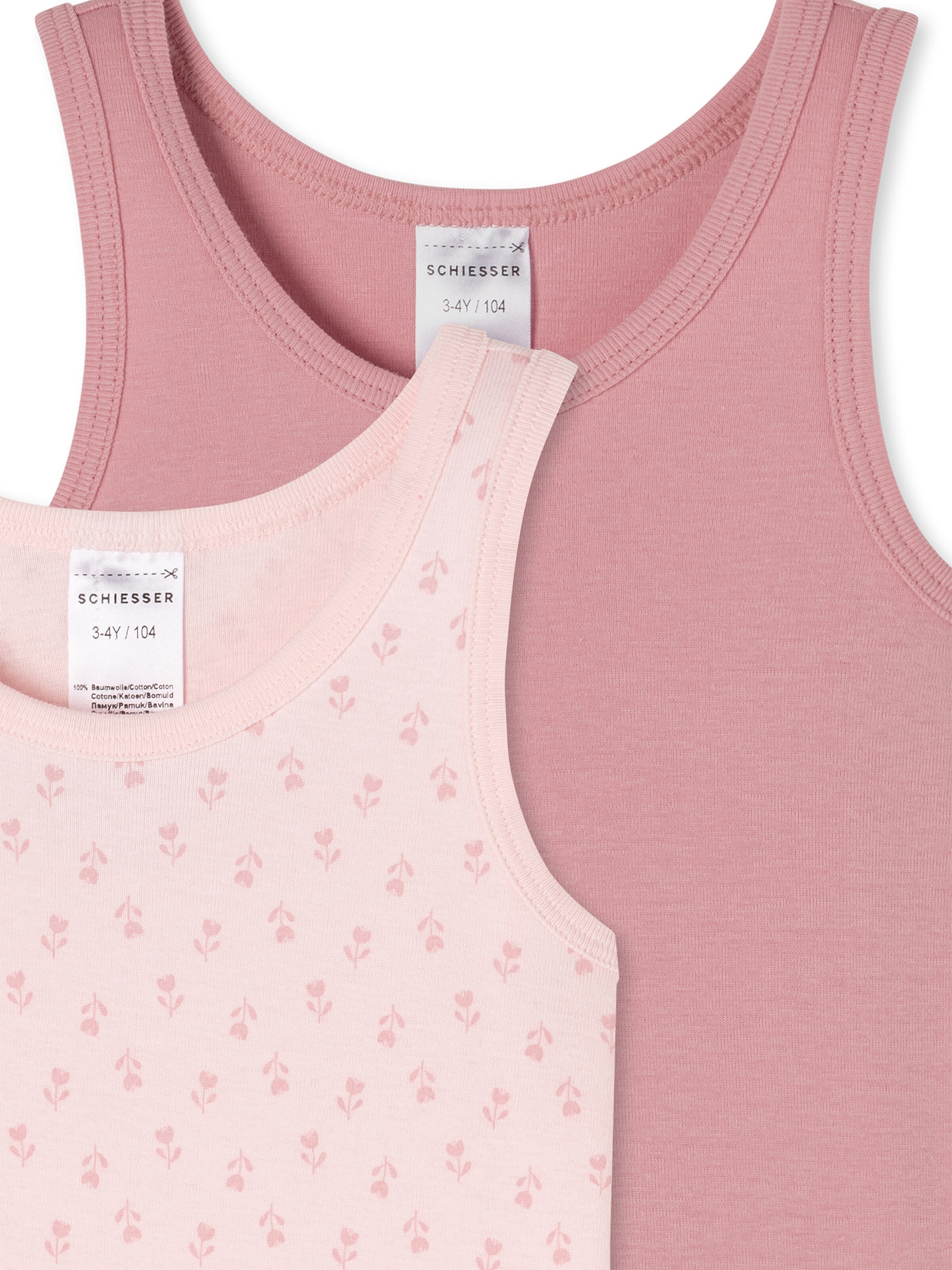 SCHIESSER Unterhemd ' Fine Rib Multi ' in Pink